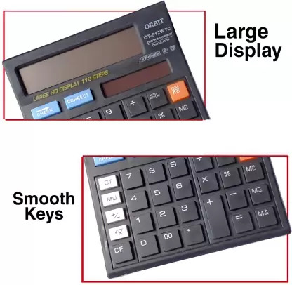 Orbit Smart OT-512 WT Basic Calculator (12 Digit)